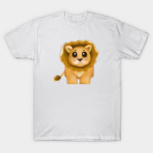 Cute Lion Drawing T-Shirt